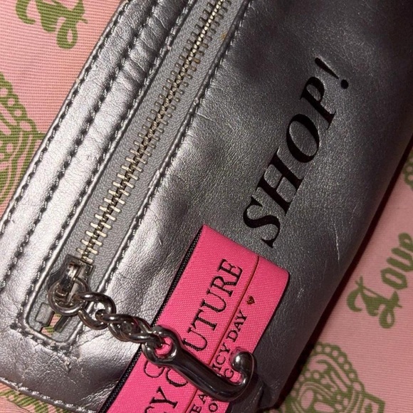 Juicy Couture Pink and Olive Satchel - Picture 4 of 4